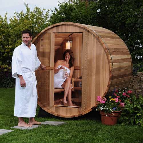 Almost Heaven 2Person Stainless Steel Canopy Sauna