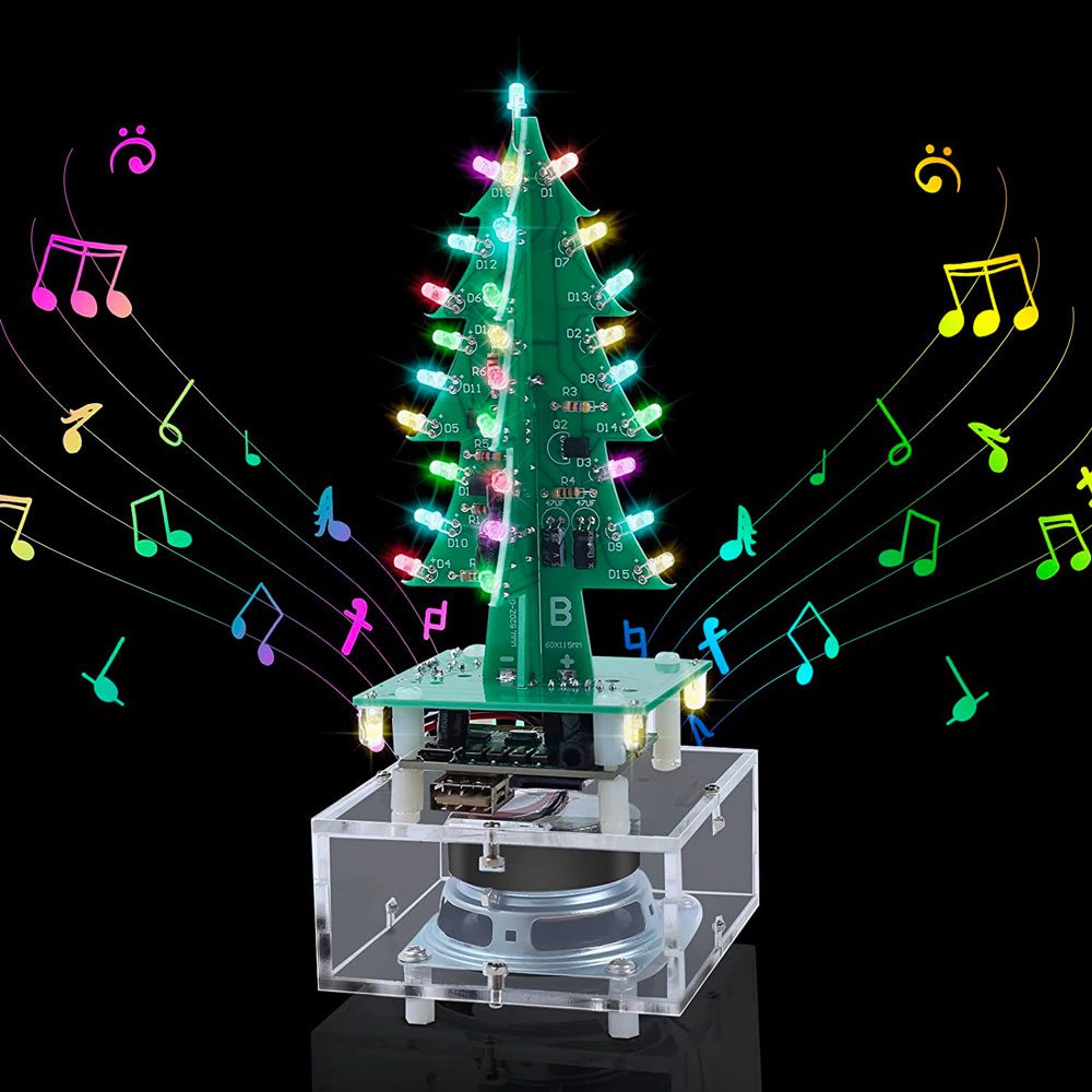 DIY 3D Soldering Christmas Tree Kit