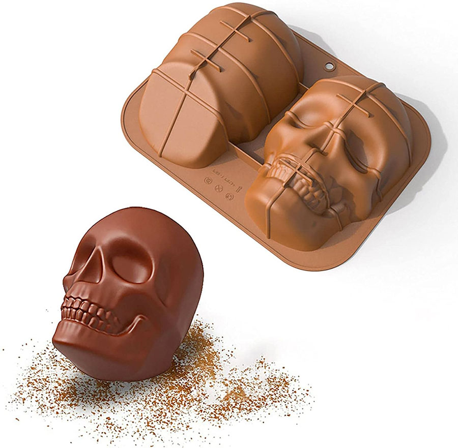 Skull 3D Silicone Mold for Cakes