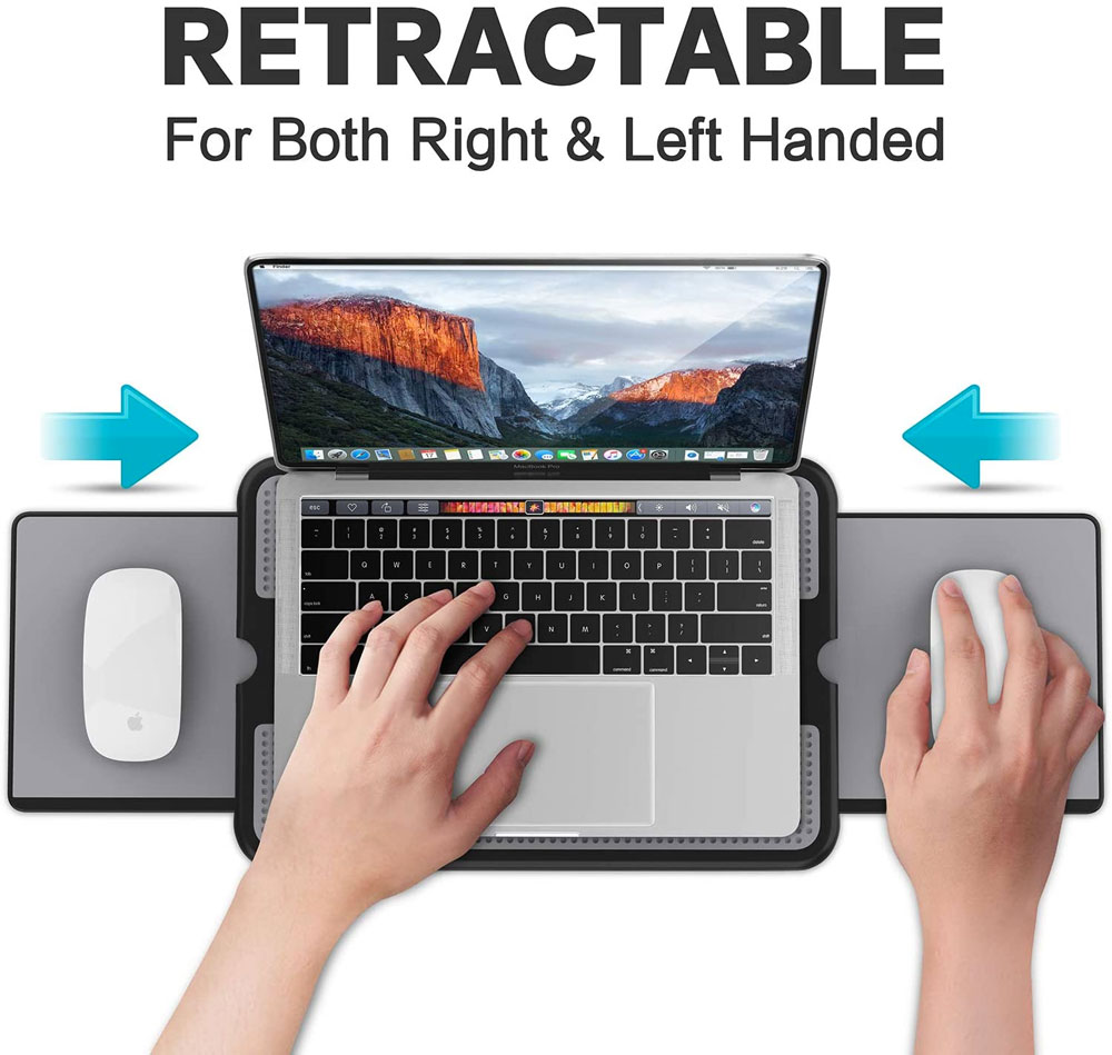 AboveTEK Lap Desk Heatshielding Portable Workspace