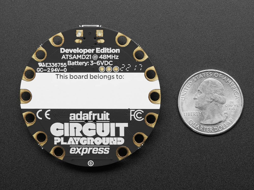 Adafruit CPX SensorLight Innovation Disc