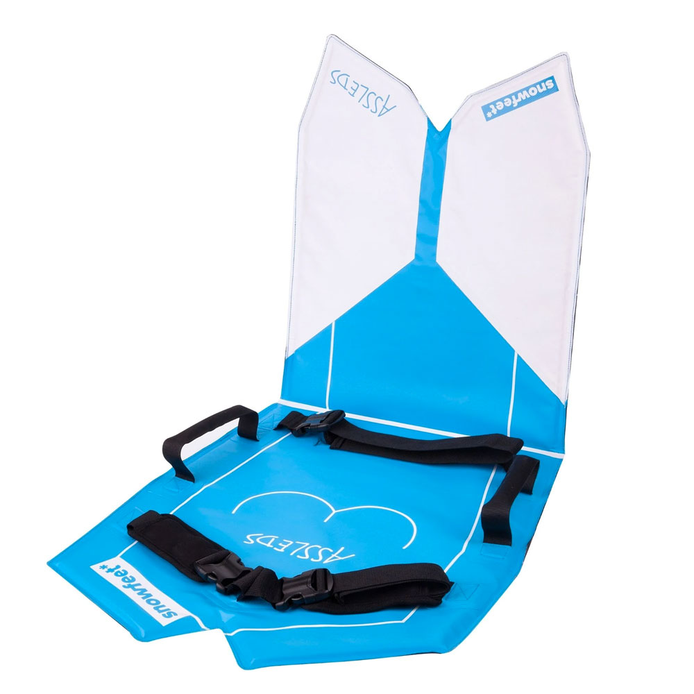 Snowfeet Assled Portable Wearable Snow Sled