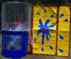 Backyard Dunk Tank Summer Carnival Fun