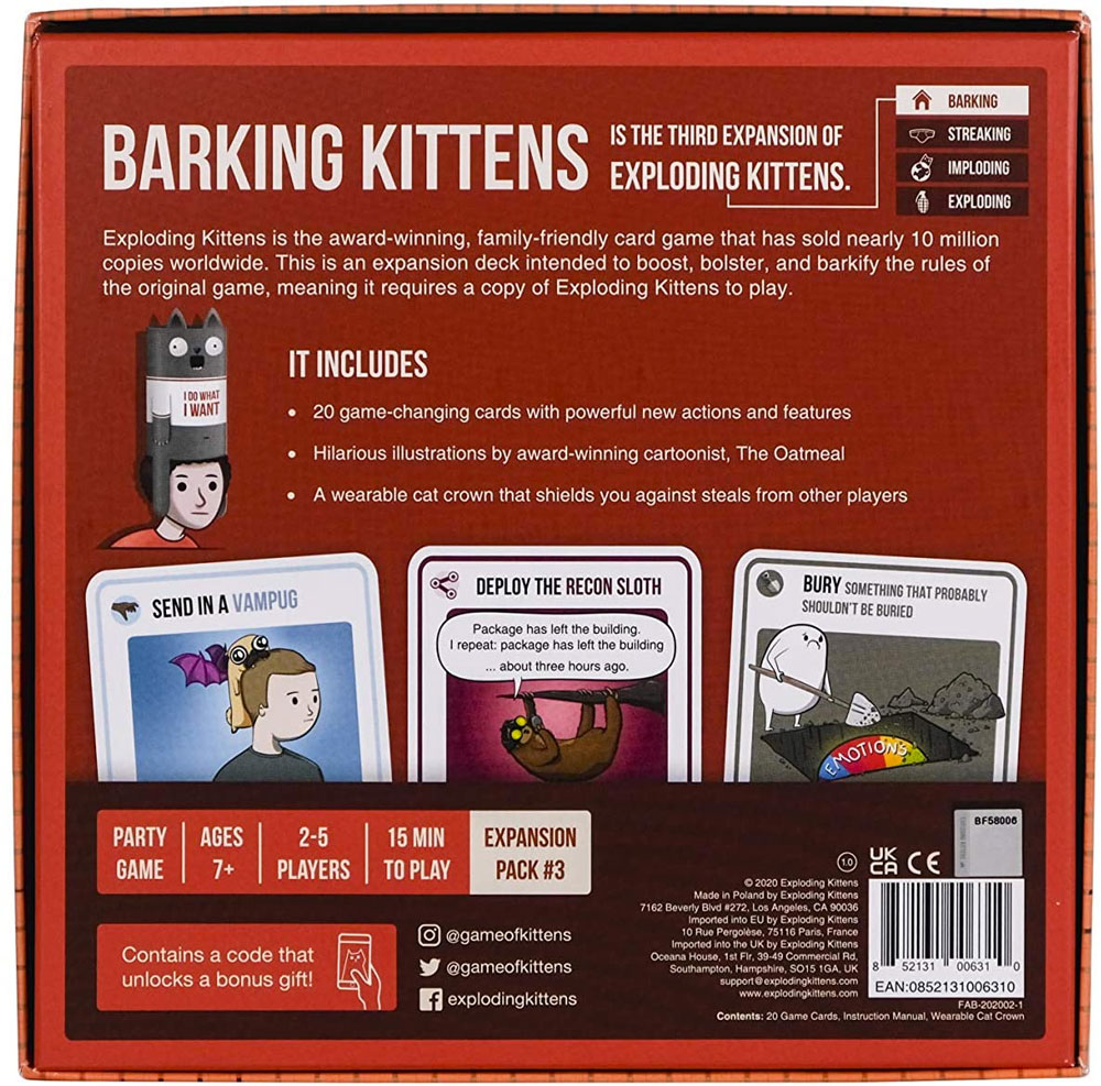 Barking Kittens Exciting Expansion Pack