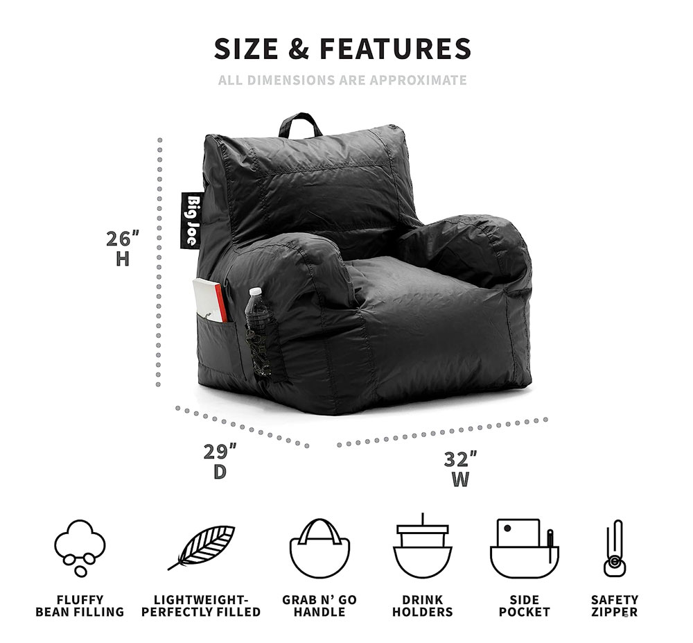 Big Joe Bean Bag Chair Deluxe