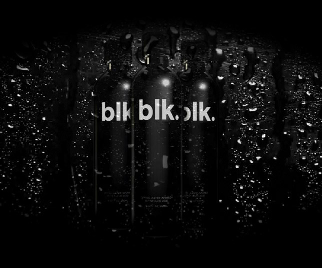 blk Jet Black Spring Water