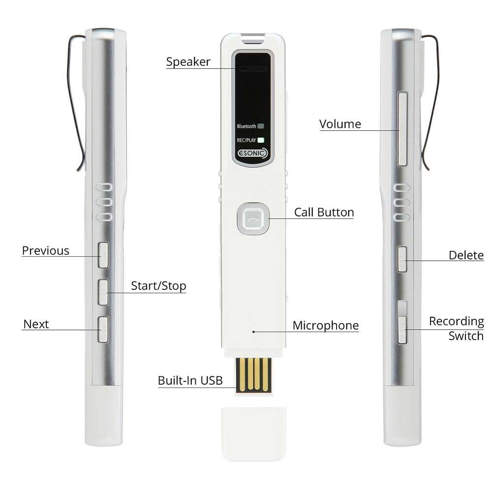 PR200 Bluetooth Call Recording Device