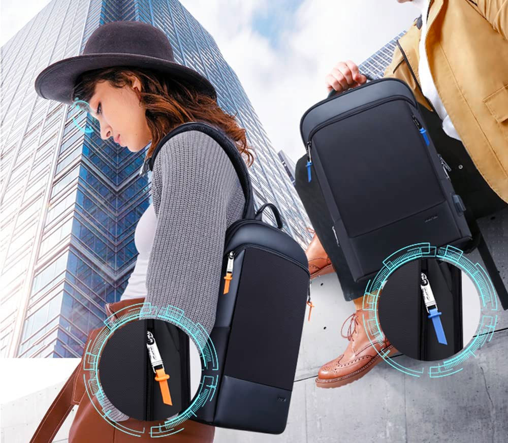 BOPAI Sleek Laptop Backpack with Hydration Access