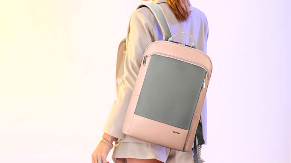 BOPAI Sleek Laptop Backpack with Hydration Access