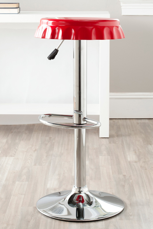 Bottle Cap Swivel Bar Stools