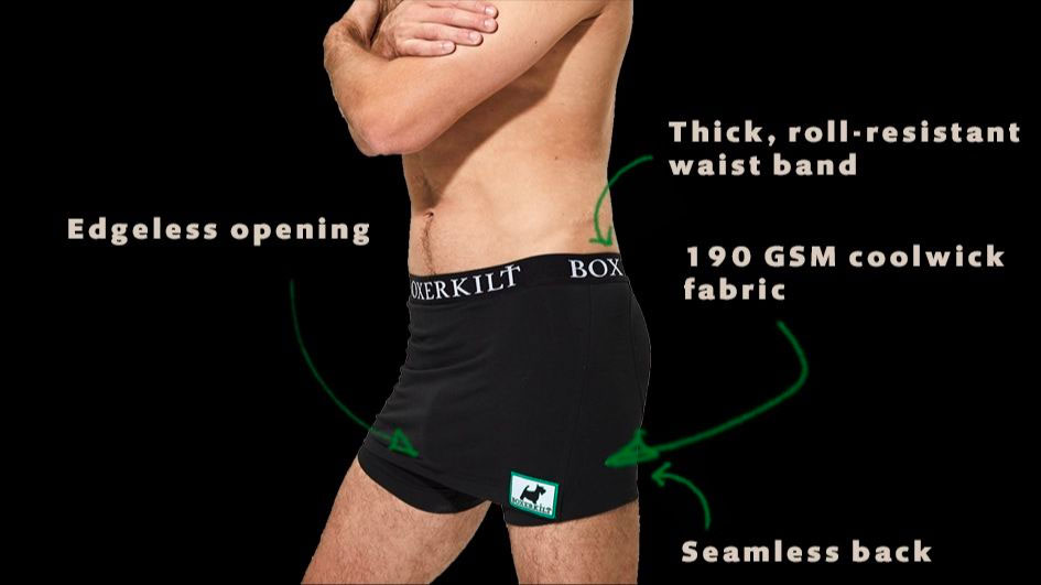 Boxerkilt Airflow Boxer Briefs Pouchless Comfort