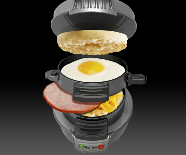 Breakfast Sandwich Maestro Handheld Meal Maker