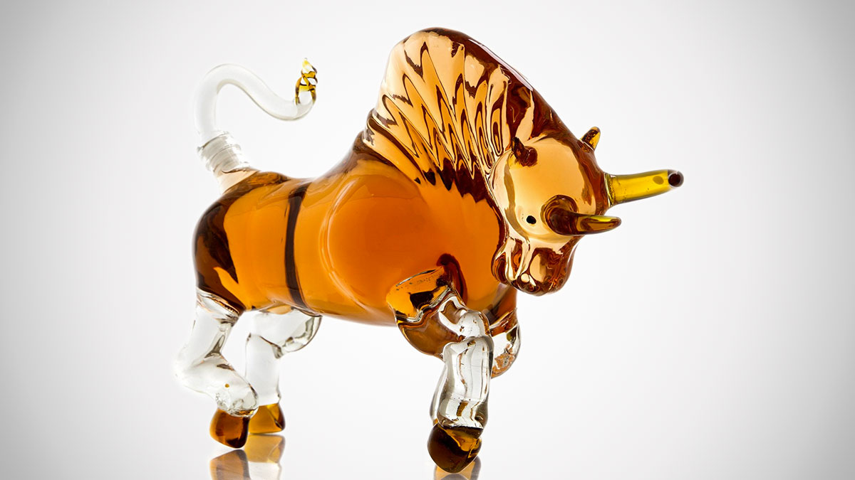 Charging Bull Decanter Toro Spirit