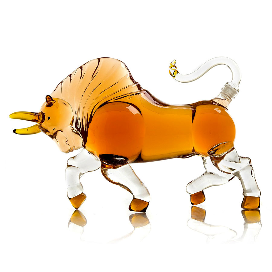 Charging Bull Decanter Toro Spirit