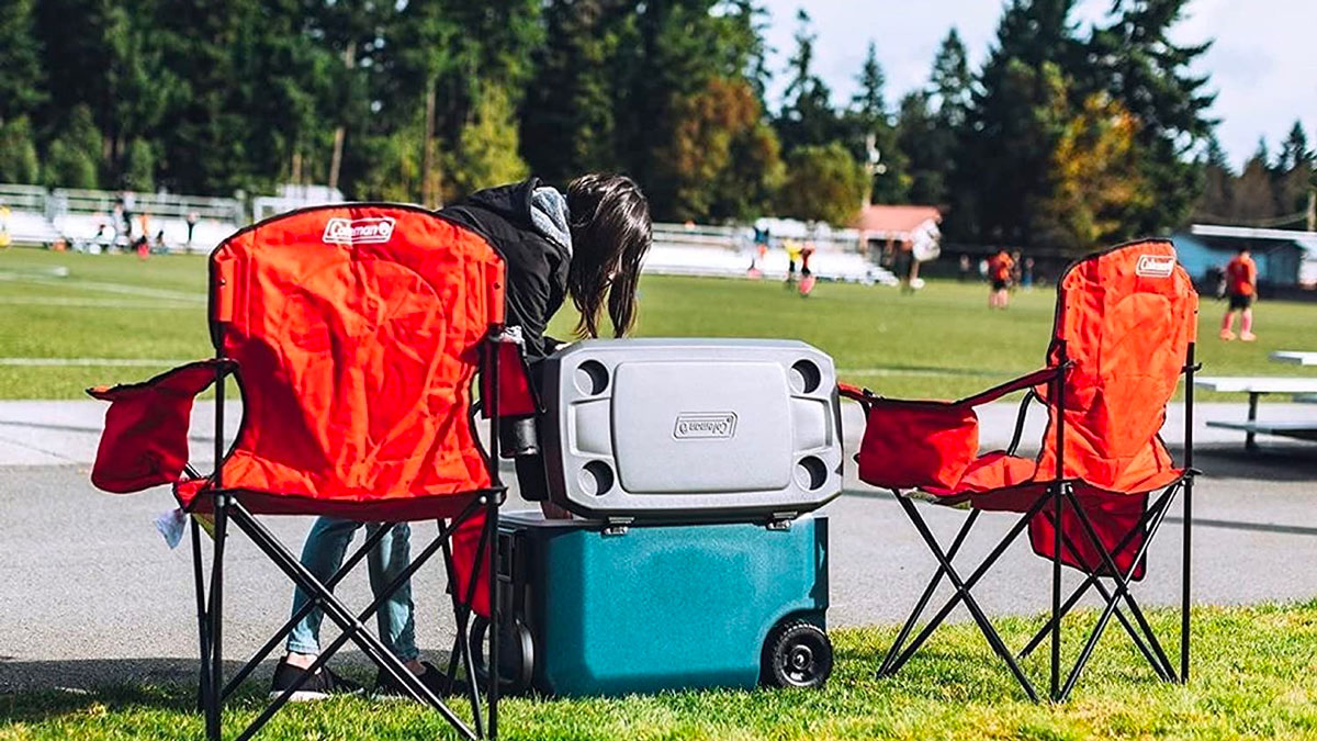 Coleman Quad Chair with Cooling Feature