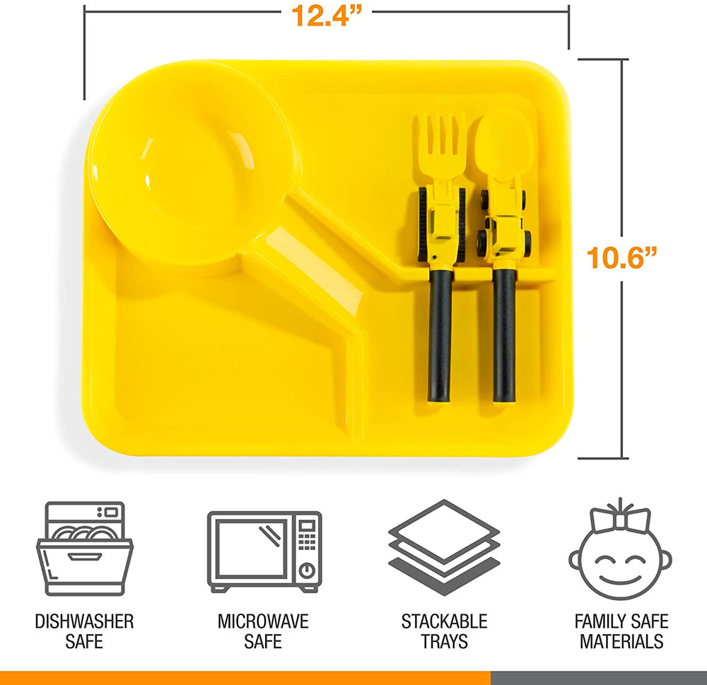 Dinneractive Construction Zone Plate Set