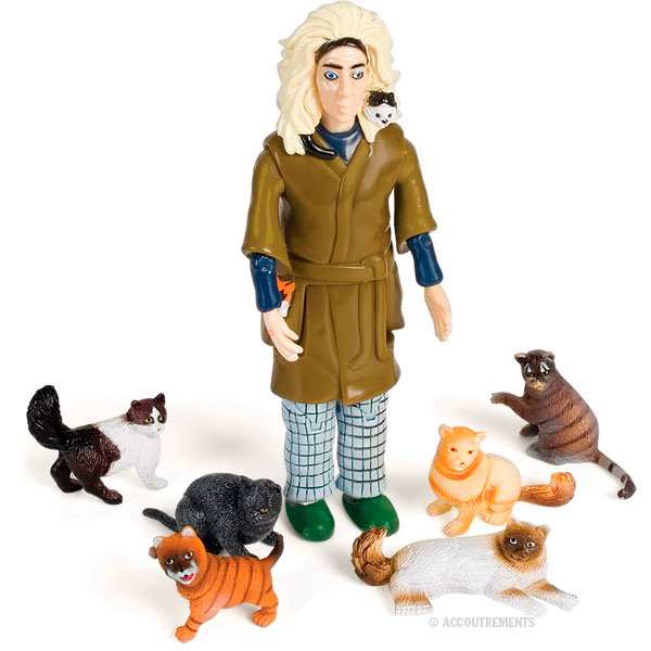 Crazy Cat Lady Adventure Figure