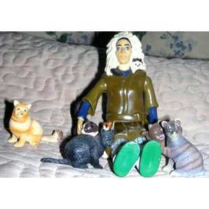 Crazy Cat Lady Adventure Figure