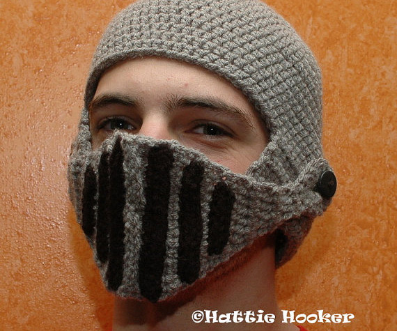 Forrests Knightly Crochet Headgear Set