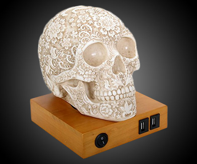 Day Of The Dead Skull Lace Light