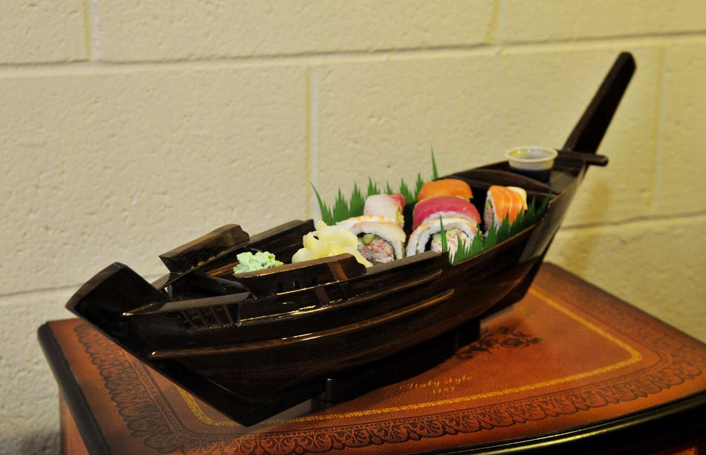 Dhow Boat Sushi Presentation Platter