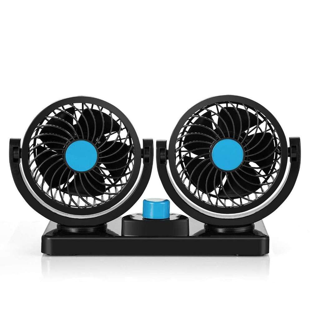 AboveTEK Dual Head Vehicle Fan