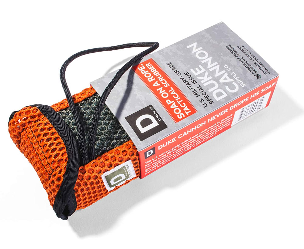 Duke Cannon Soap on Rope with Tactical Mesh