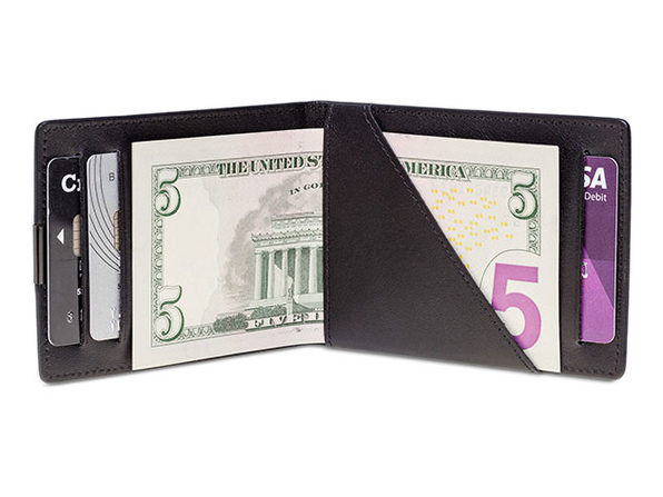 DUN Wallet Slim Leather Cash Holder