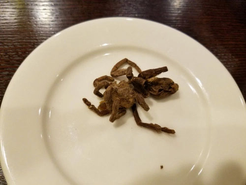 Zesty BBQ Zebra Tarantula Delicacy