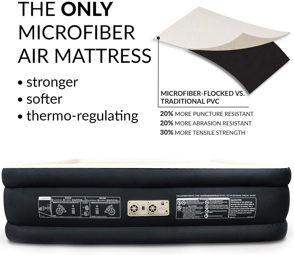 Englander Microfiber Cooling Air Mattress