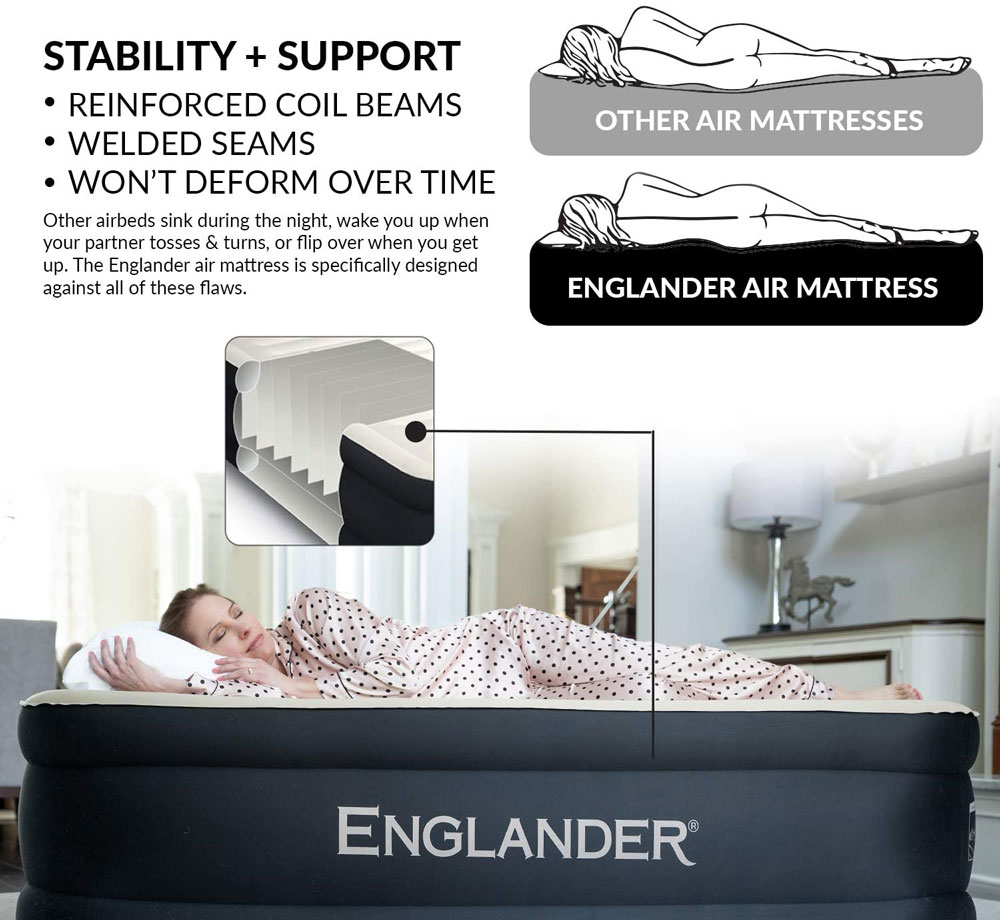 Englander Microfiber Cooling Air Mattress