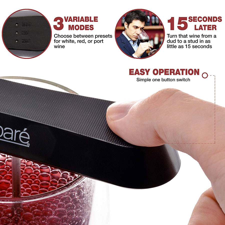 Epare Portable Battery Wine Enhancer