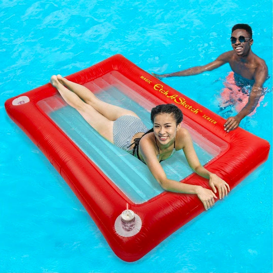 Etch A Sketch Floating Raft