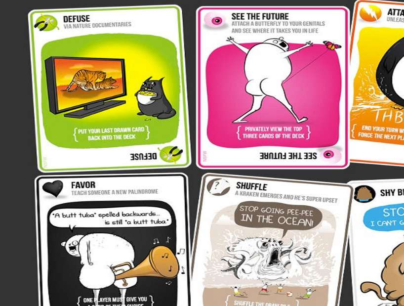 Exploding Kittens NSFW Vulgar Fun Game