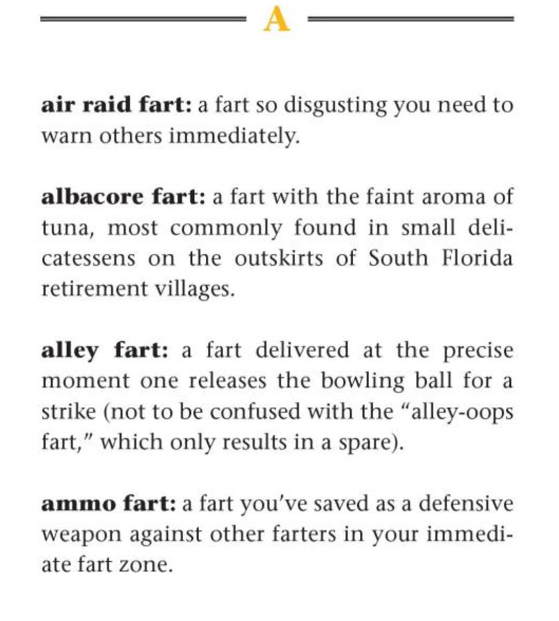 The Fart Dictionary Whimsical Gas Guide