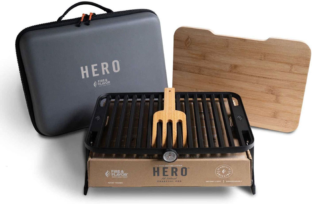 HERO Portable Charcoal Grill Pod