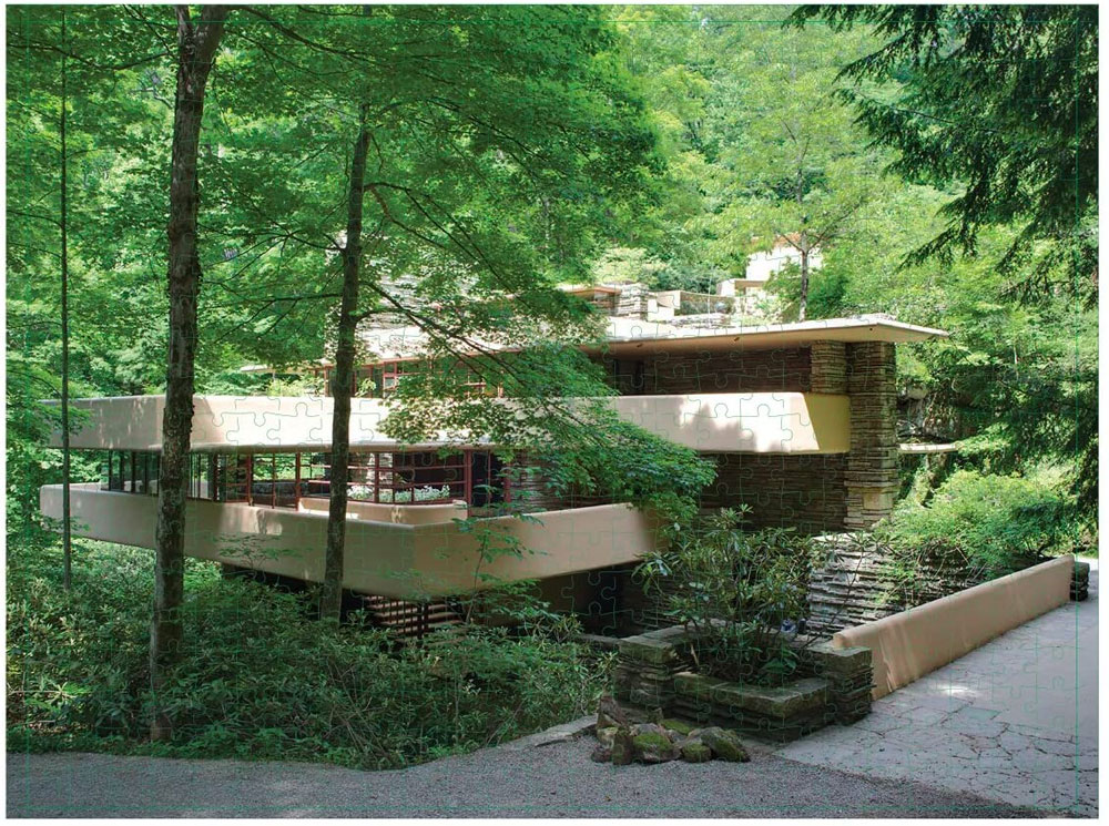 Frank Lloyd Wright Fallingwater DoubleSided Challenge