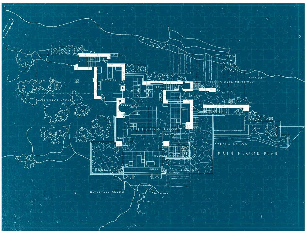 Frank Lloyd Wright Fallingwater DoubleSided Challenge