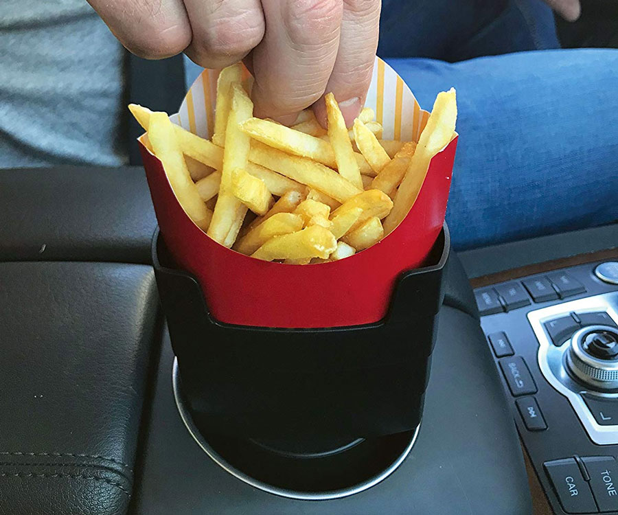 Fries on the Fly Car Fry Holder