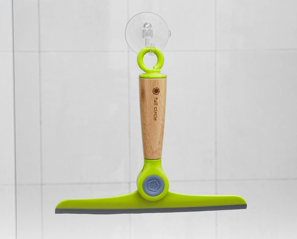 Full Circle Shower Squeegee Pivoting Head Precision