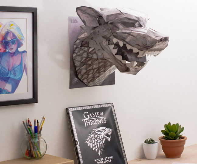 Wintercroft 3D Direwolf Masks Collection