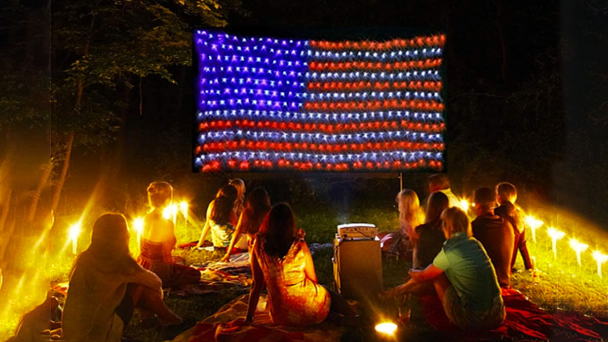 Twinkle Star Oversized Patriotic Lights