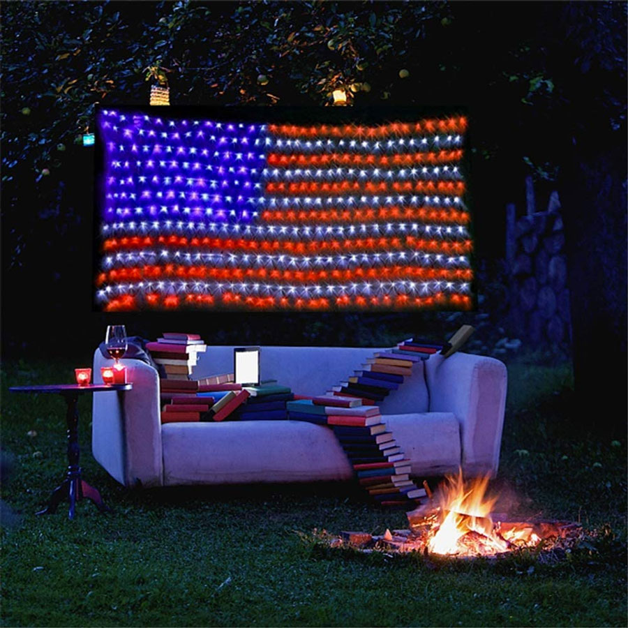 Twinkle Star Oversized Patriotic Lights