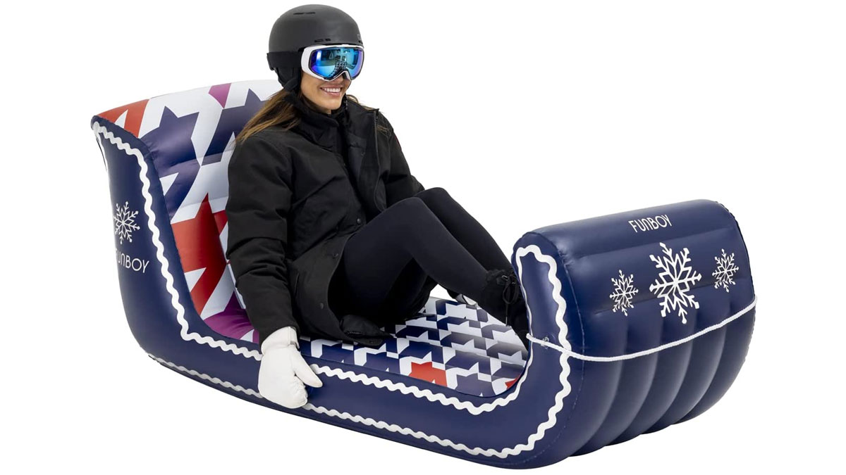 FUNBOY Snow Sleigh Inflatable Winter Ride