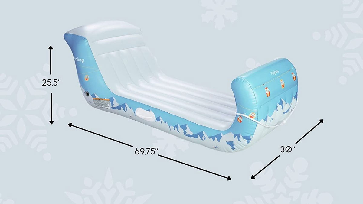 FUNBOY Snow Sleigh Inflatable Winter Ride