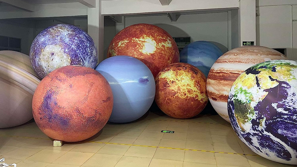 Giant LED Solar System Inflatables