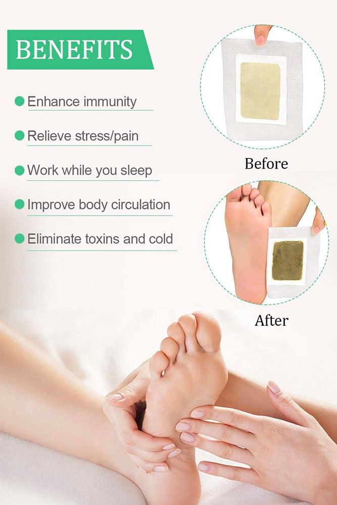 Ginger Infused Foot Pads for Sleep Detox