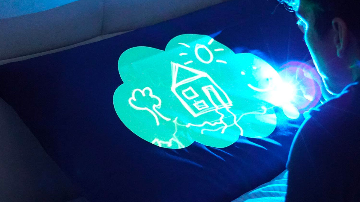 Glow Sketch Pillowcase Interactive Glow Design