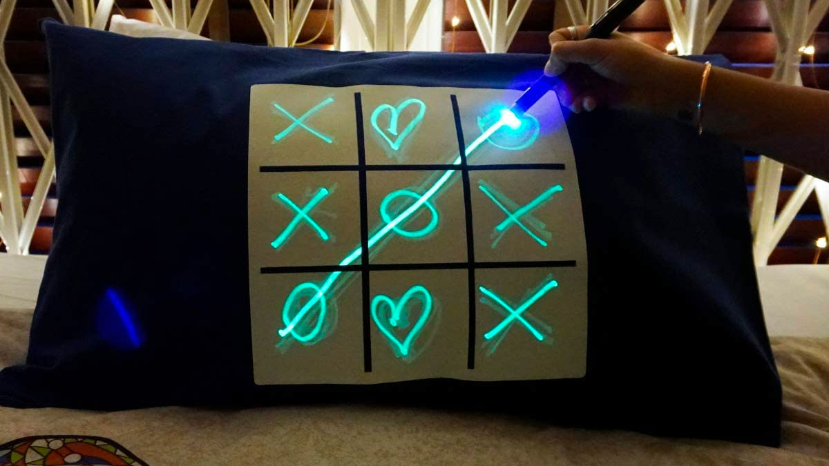 Glow Sketch Pillowcase Interactive Glow Design