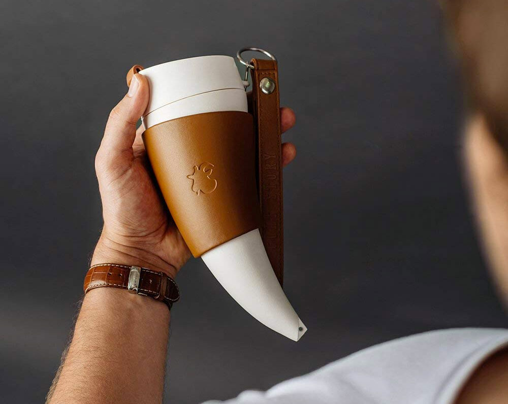 Goat Story Viking Horn Insulated Mug